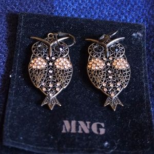 Vintage Owl Earrings by Mango