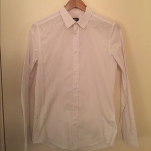 White Dress Shirt H&M Size Small Easy Iron
