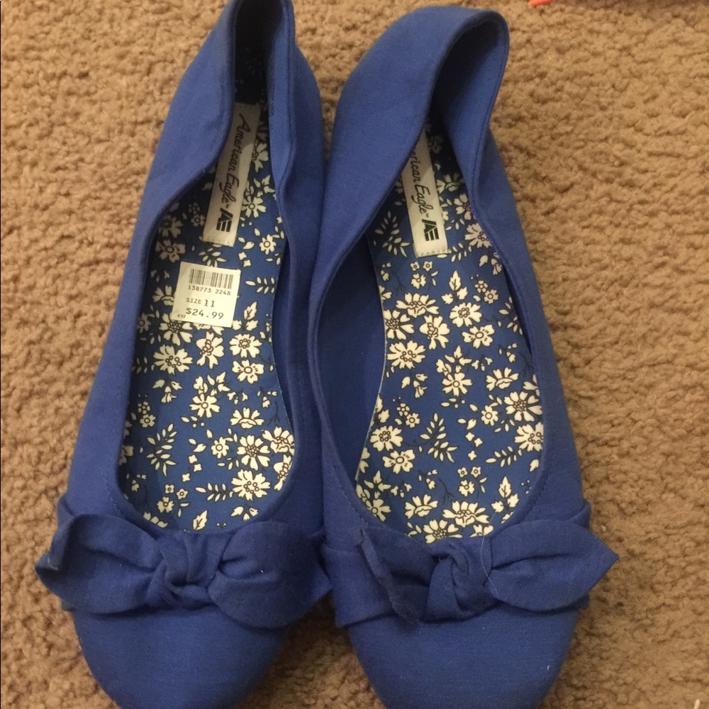 Blue flats