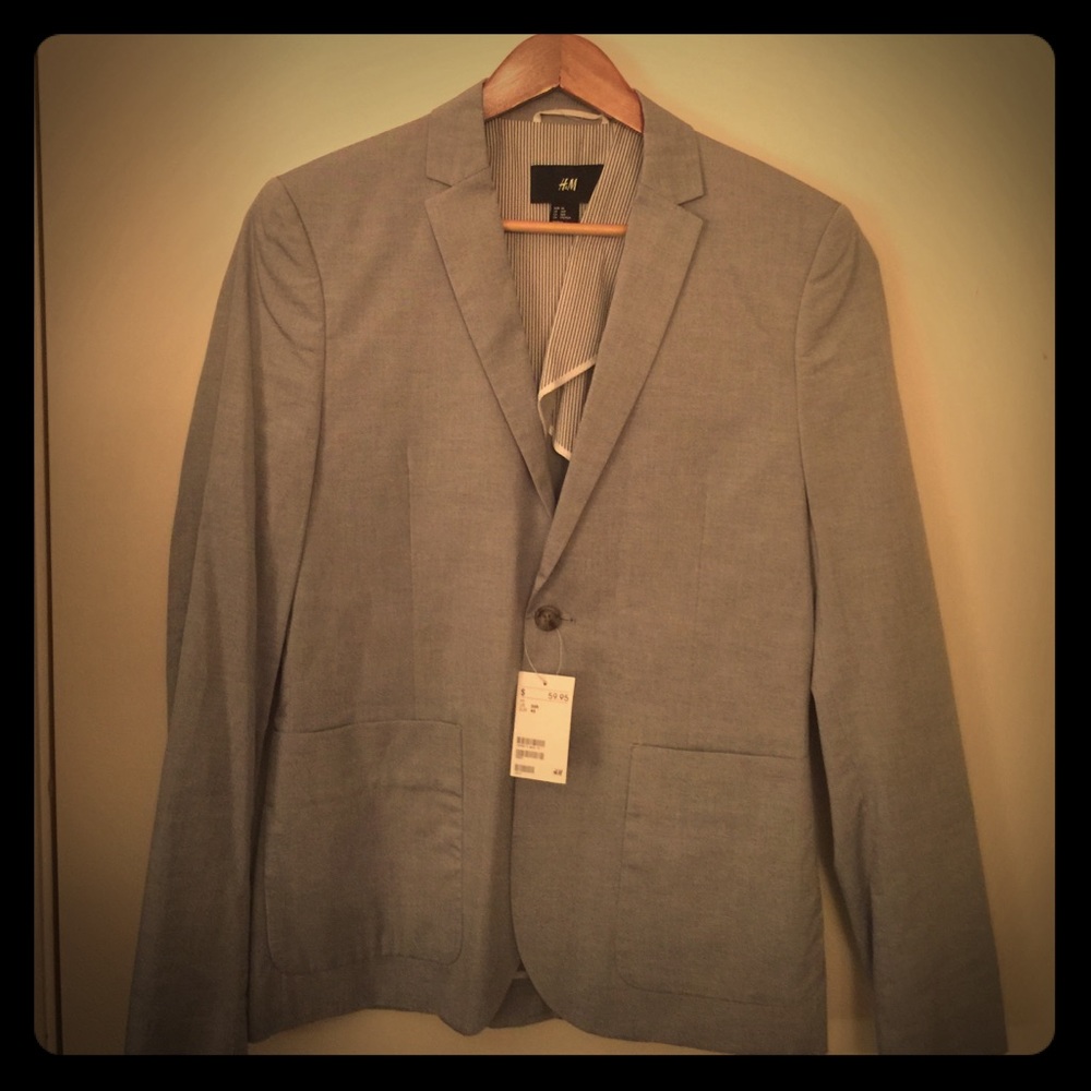 Light Blue Blazer (Bluish Grey) Size 36R