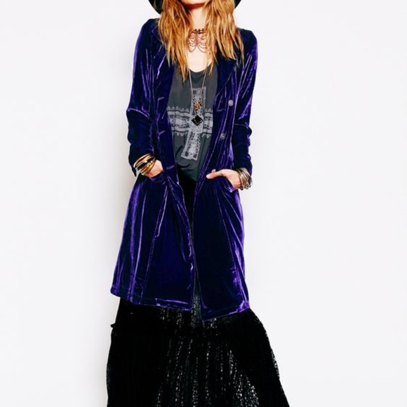 ISO Free People Velvet Duster Jacket - Picture 4 of 8