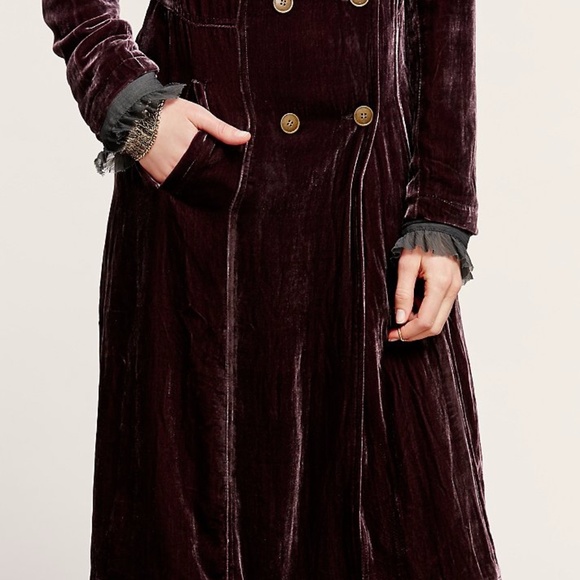 ISO Free People Velvet Duster Jacket - Picture 7 of 8