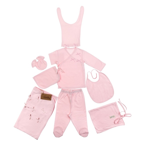 Other - Organic cotton newborn baby girls take me home set