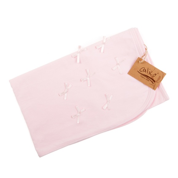 Organic cotton newborn baby girls take me home set - Picture 4 of 4