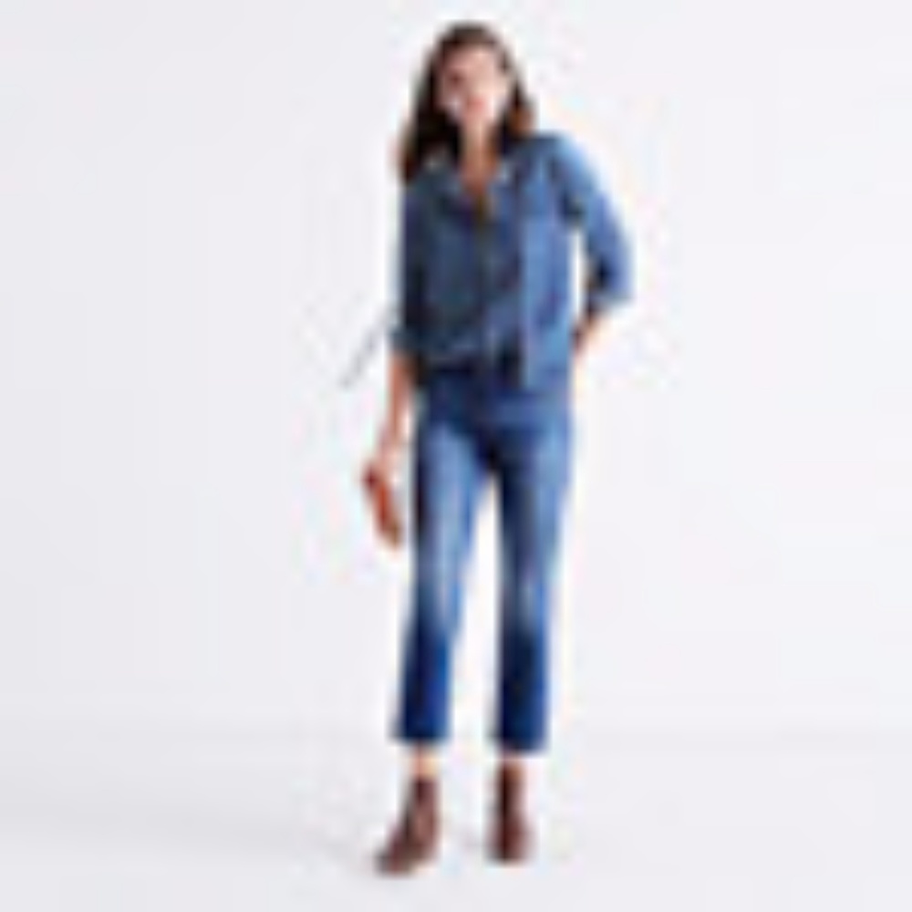 NWT Denim Tie-neck shirts - Picture 2 of 5