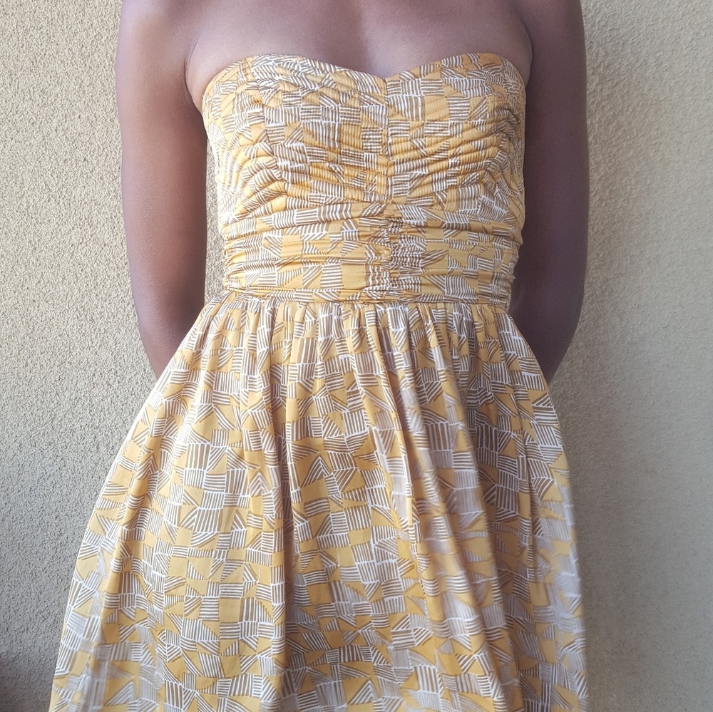 Bar III Dress with structured top