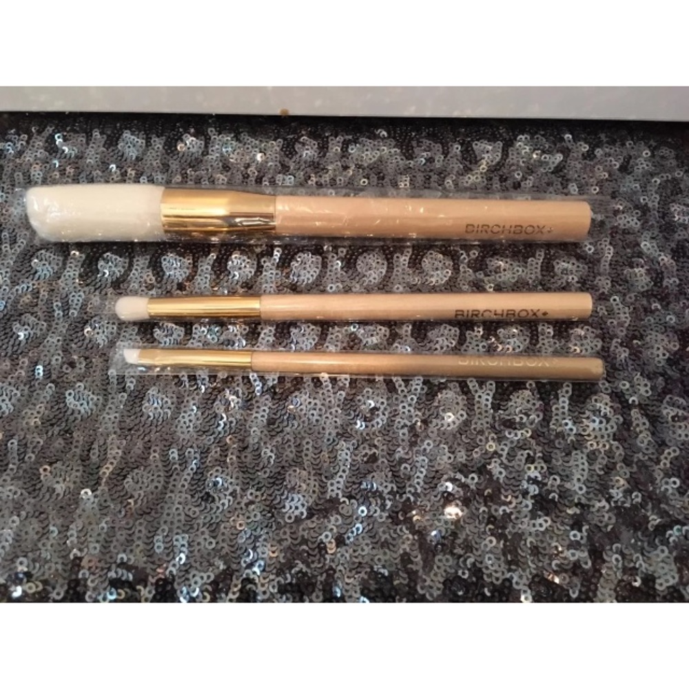 New Makeup Brush Set - 3 Brushes