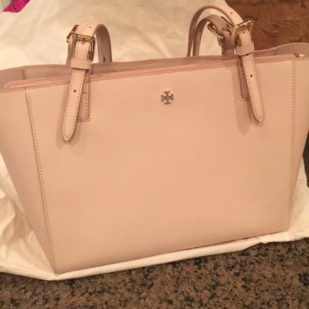 Light Pink Small Tory Burch Tote