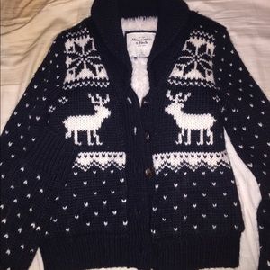 Abercrombie and fitch navy sweater