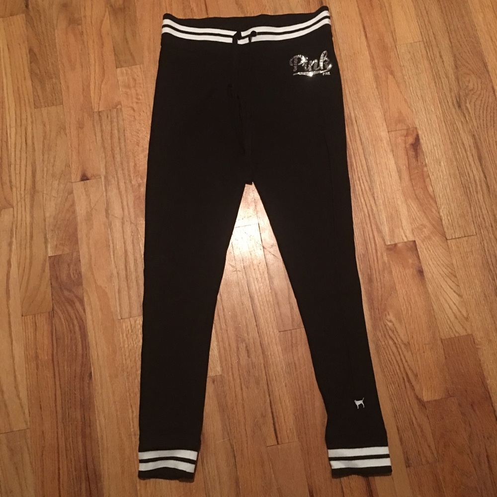 PINK sequin yoga pants