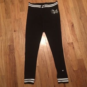 PINK sequin yoga pants