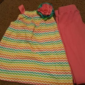 Mud Pie Capri Set 2t