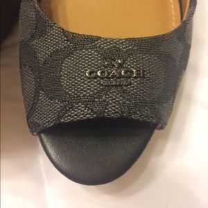 New coach wedge heels