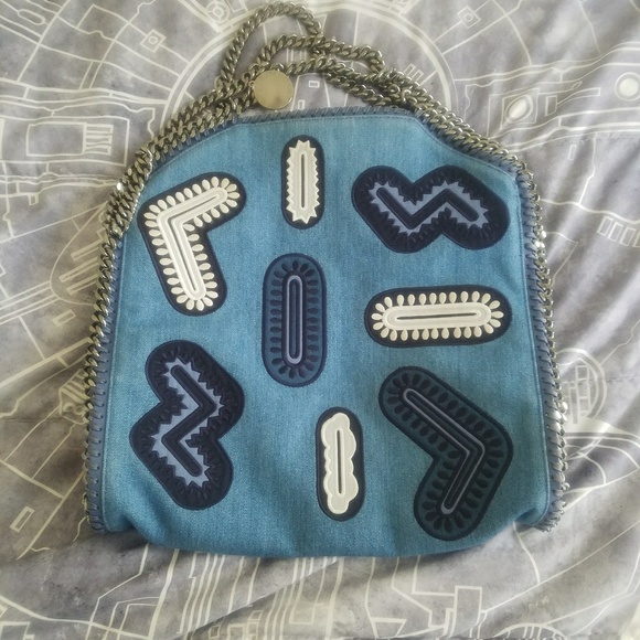 Stella McCartney 'Falabella - Adorned' Denim Tote - Picture 6 of 8