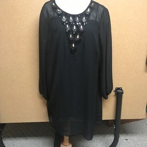 Black Midi Semi-Formal Dress