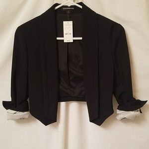 Express Design Studio Cropped Blazer