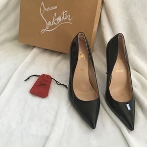 Christian Louboutin Black Patent Heels