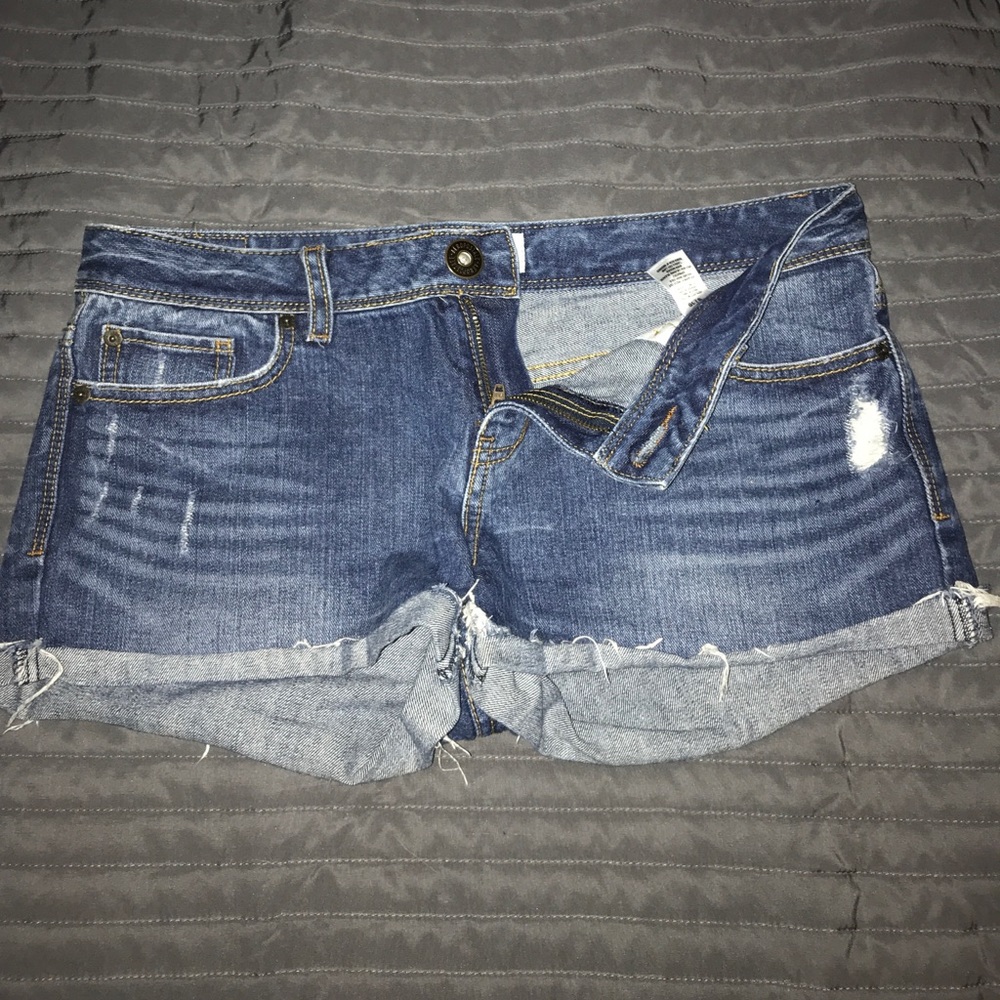 Denim shorts