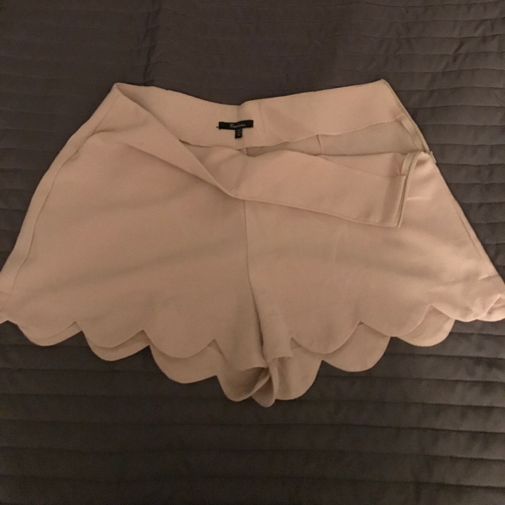 Scalloped bottom Shorts