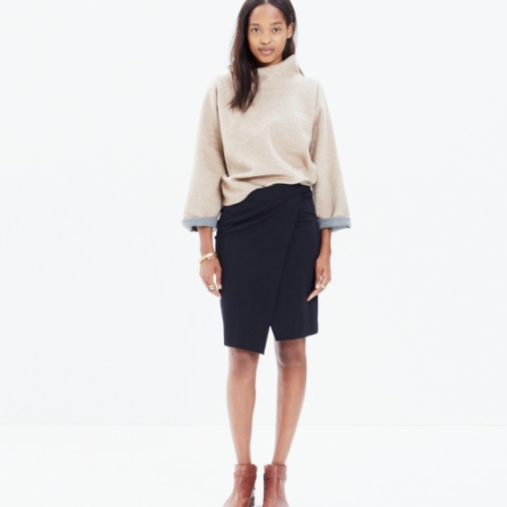 MADEWELL black pencil skirt size S