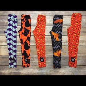 Kid's S/M LuLaRoe Halloween Leggings NUMBER 169