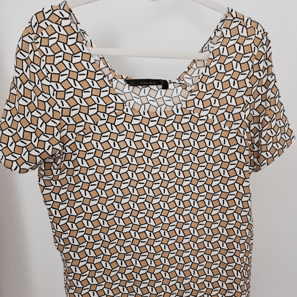 Zara Patterned Blouse
