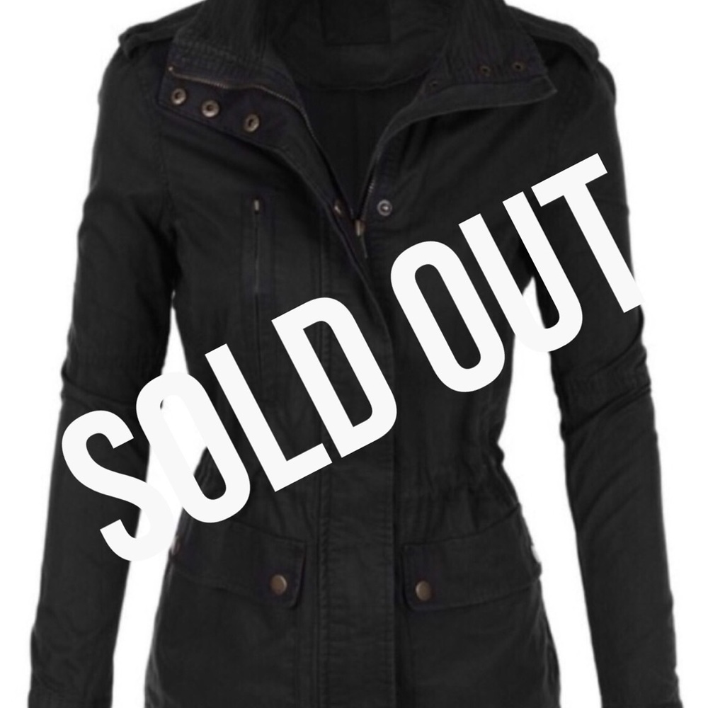 ✅🌟UTILITY JACKET - BLACK🌟✅