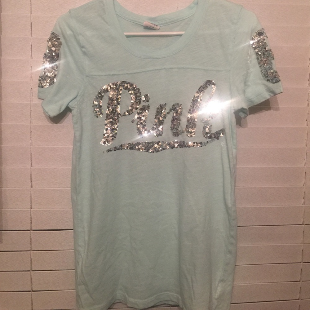 PINK sequin top