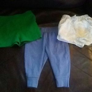 Baby pants and shorts