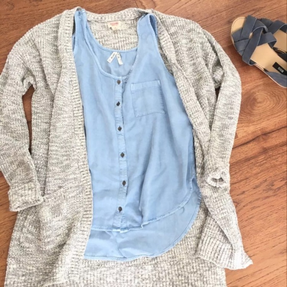 Denim pocket tank