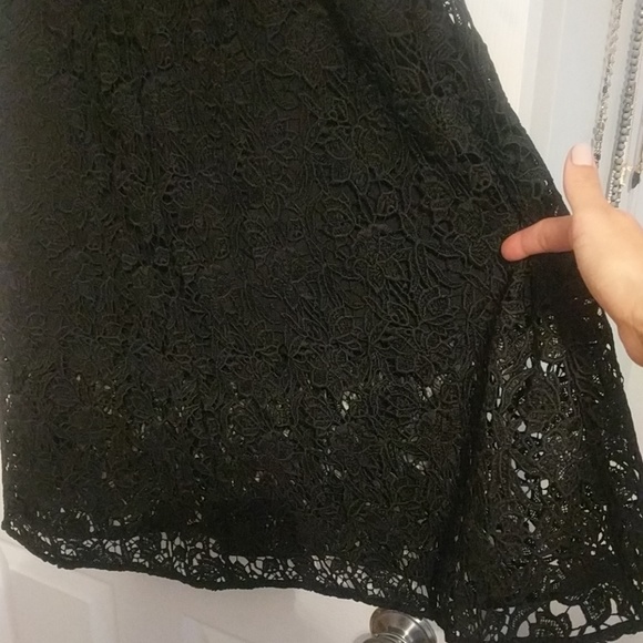 High Waist Lace Midi Skirt - Picture 7 of 8