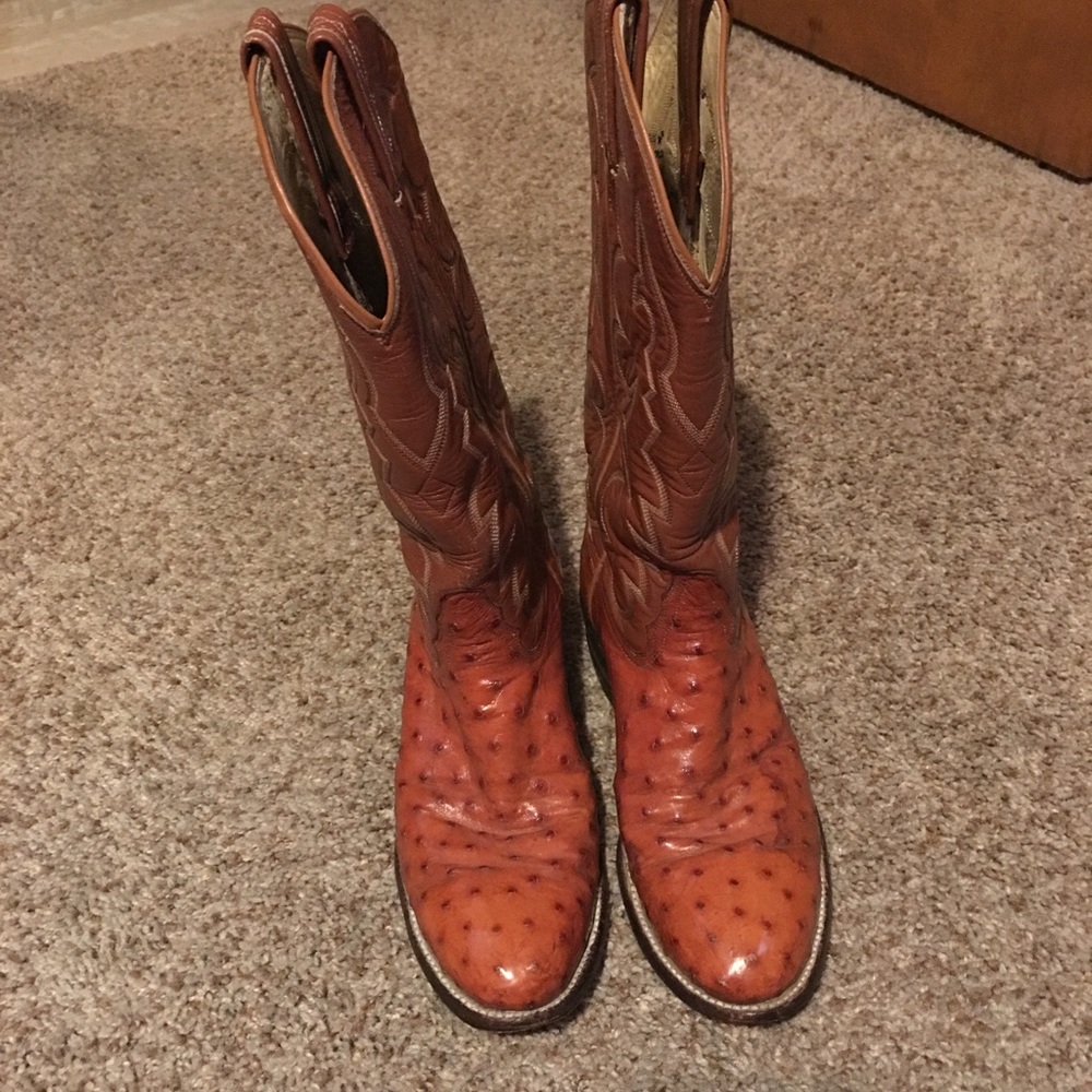 Tony Lama Ostrich Boots