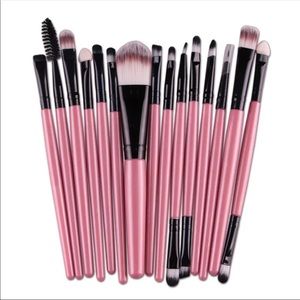 15 piece makeup brush set