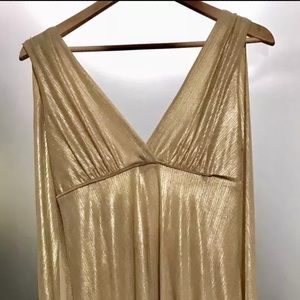 Bebe Dress / Size XS / Shimmery Gold