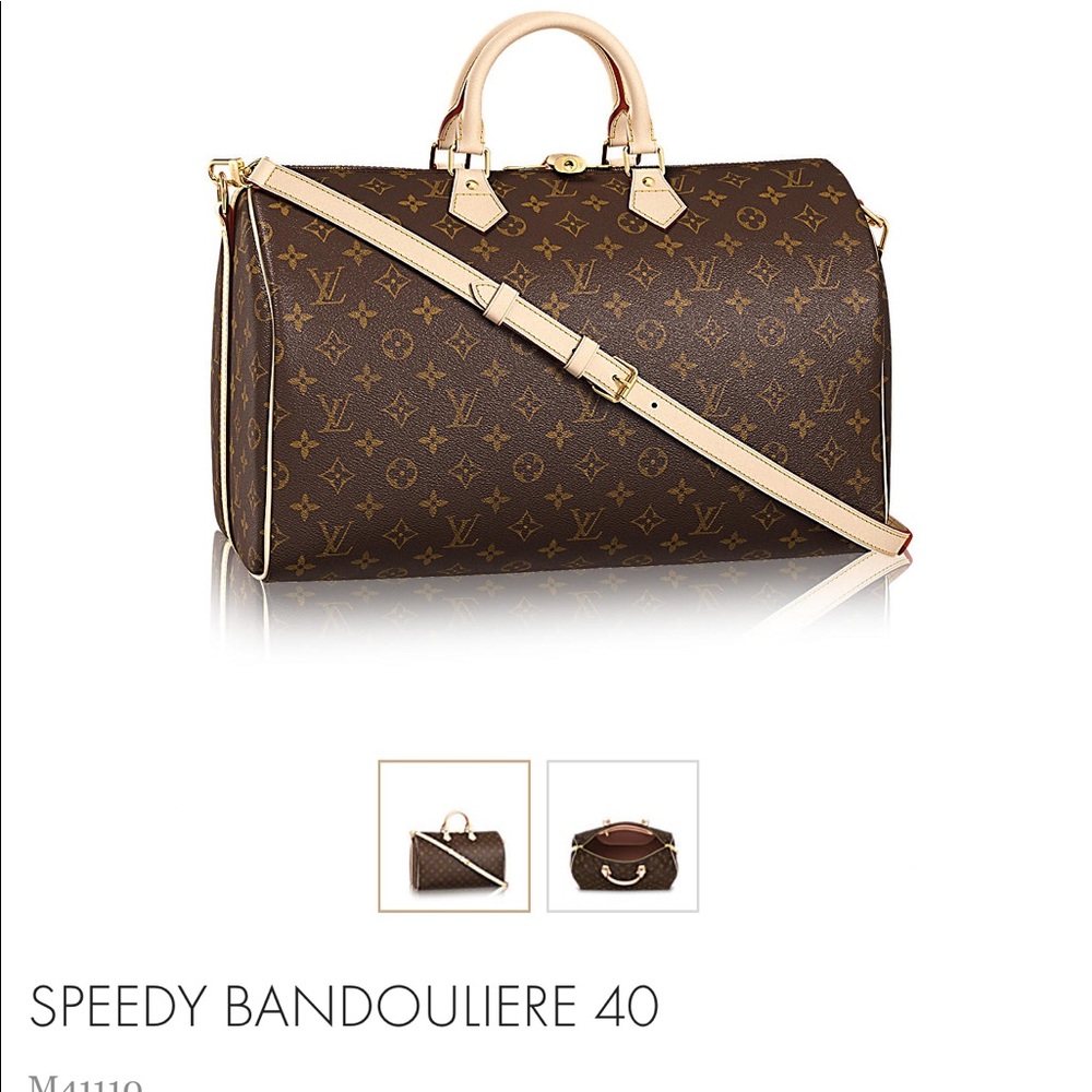 Authentic Louis Vuitton speedy Bandouuliere 40