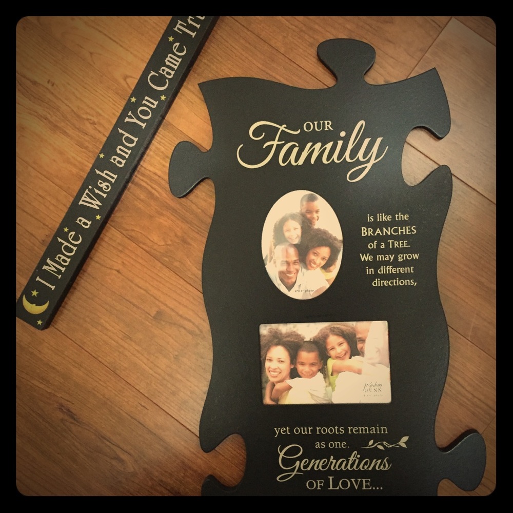 WEDDING GIFT / FAMILY wall decor PUZZLE