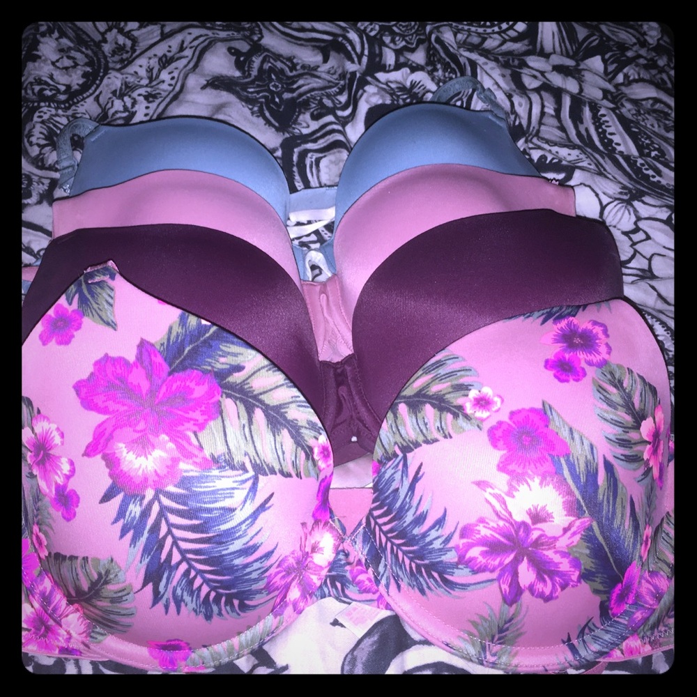 Pink everyday bras