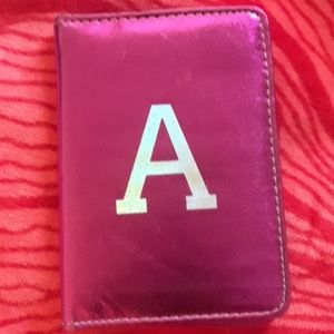 LETTER 'A' card holder