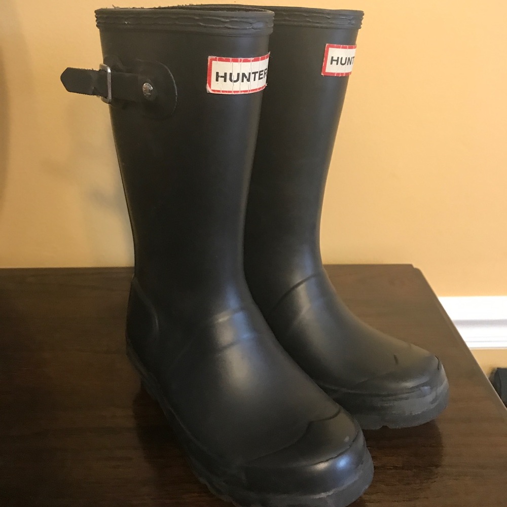 Kids size 12 Black Hunter Boots
