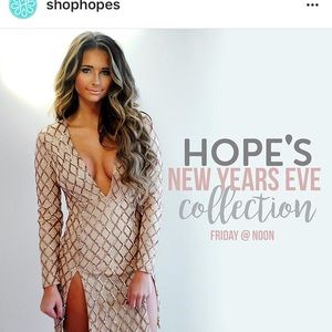 Gold and Nude Sequin Dress with Slits