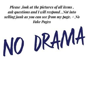 No drama