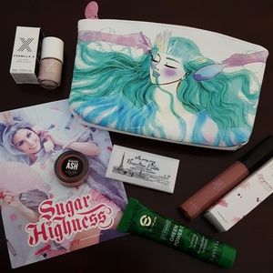 Ipsy Mermaid Sugar Highness Makeup bag August 2016