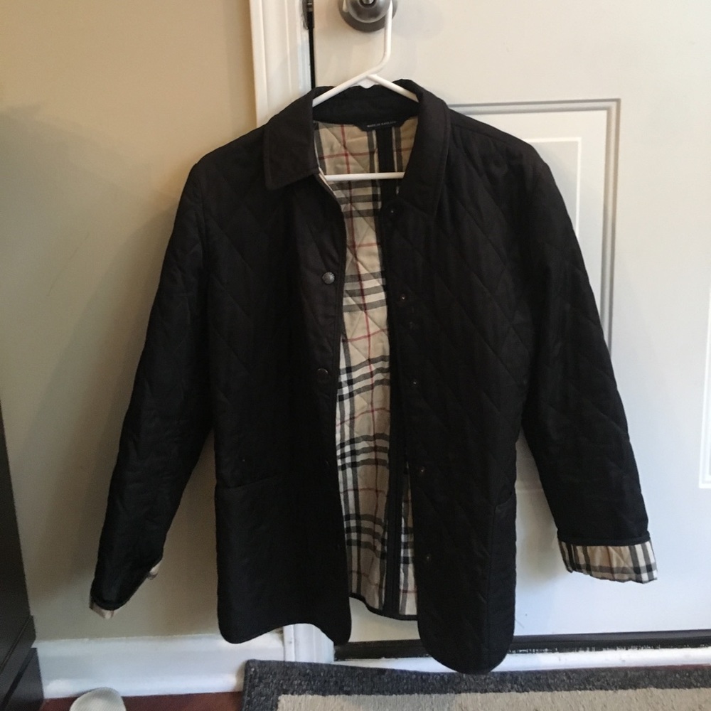 Quilted Burberry fall jacket