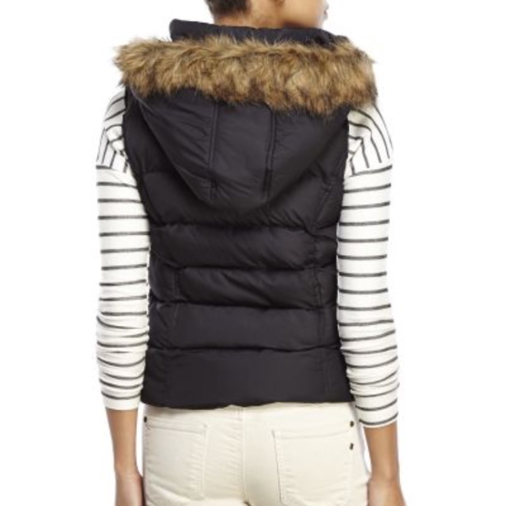 Green Tea Light Brown Vest Size Small