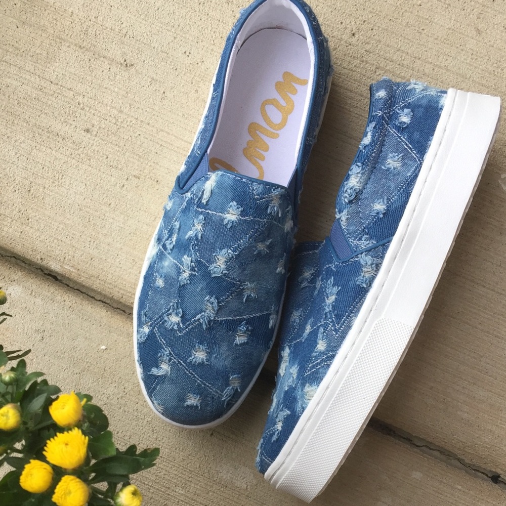 Sam Edelman denim sneakers- 8.5 M