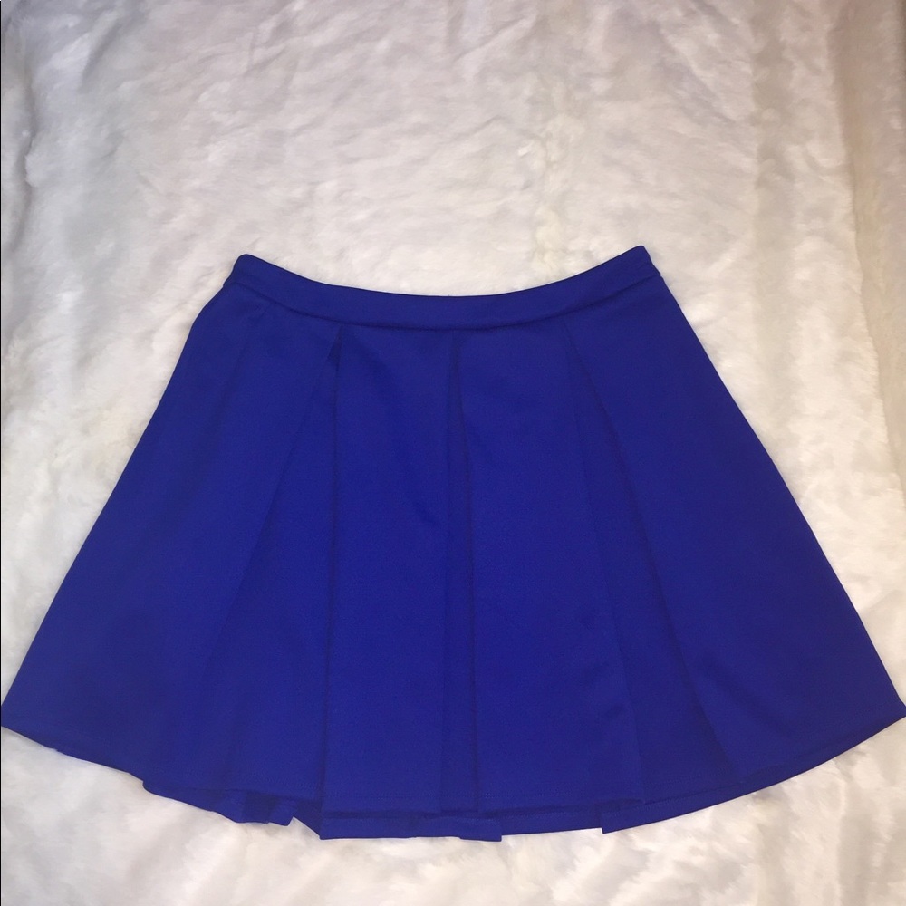 Blue Skater Skirt