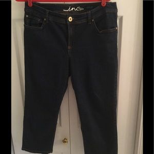 INC straight leg capris