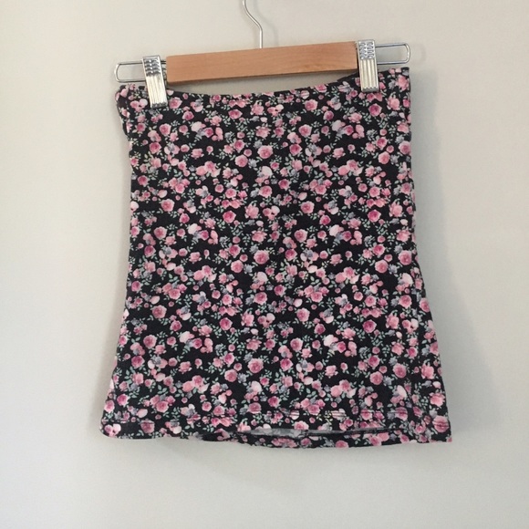 🎀H&M Flower Strapless Tube Top Size Extra Small - Picture 2 of 5