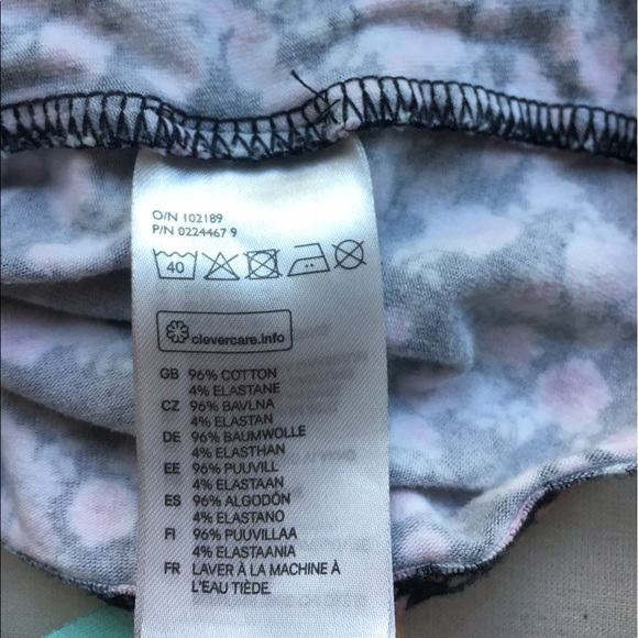 🎀H&M Flower Strapless Tube Top Size Extra Small - Picture 5 of 5