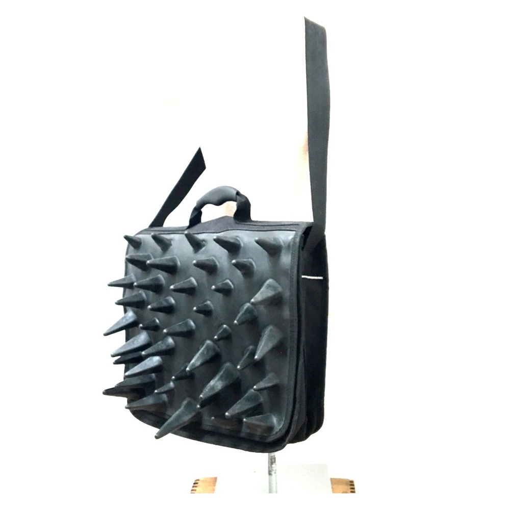 Craig Morrison Spiked Cross Body Laptop Bag